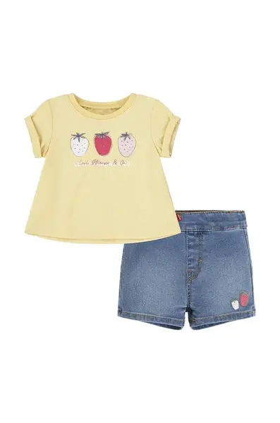 Sada pre bábätká Levi's LVG FRUITY TEE & SHORT SET