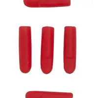 Fox rage predator převleky red treble hook sleeves 10 ks - large