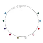 Brilio Silver Hravý stříbrný náramek se zirkony BRC78WRBW