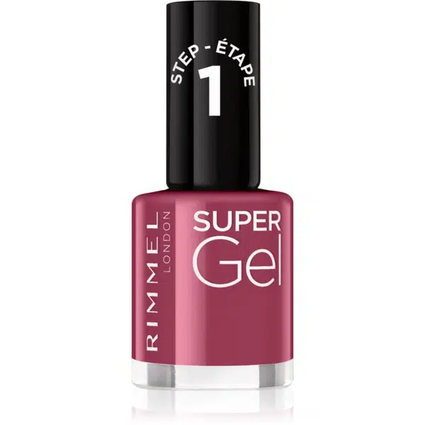 Rimmel Super Gel gelový lak na nehty bez užití UV/LED lampy odstín 030 Wild Gal 12 ml