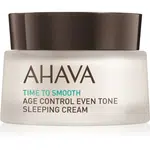 AHAVA Time To Smooth rozjasňující noční krém proti prvním známkám stárnutí pleti 50 ml
