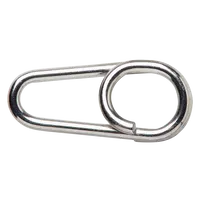 Savage gear karabinky custom salt splitring snaps 15 ks - l 43 kg/95 lb