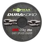 Korda návazcová šňůrka dura-kord dyneema spliceable leader - 65 lb 15 m