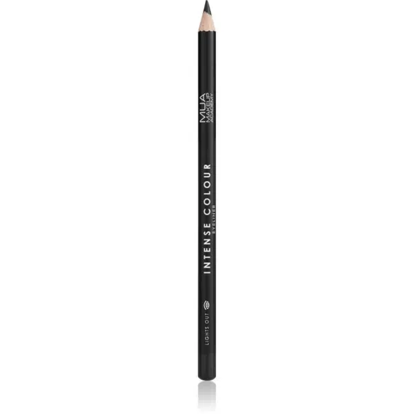MUA Makeup Academy Intense Colour tužka na oči s intenzivní barvou odstín Lights Out 1,5 g