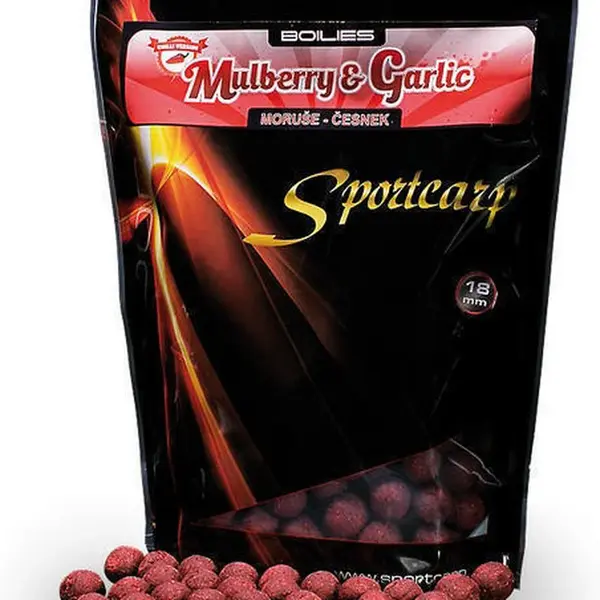 Sportcarp boilies mulberry garlic-250 g 18 mm