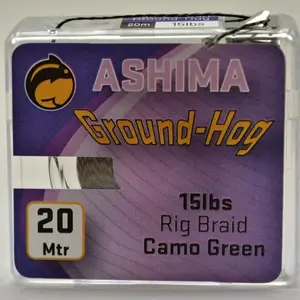 Ashima extra potápivá návazcová šňůra ground-hog 20 m 25 lb-barva brown