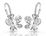 Cutie Jewellery Dětské náušnice z bílého zlata C2748-10-X-2 bílá