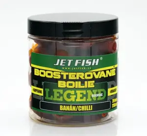 Jet fish boosterované boilie legend range banán chilli 250 ml - 24 mm