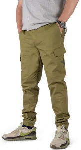 Black cat kalhoty cargo trousers - s