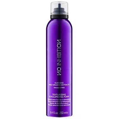 No Inhibition Guarana and organic extracts Texturizing & Volumizing pěna na vlasy pro objem a tvar 250 ml