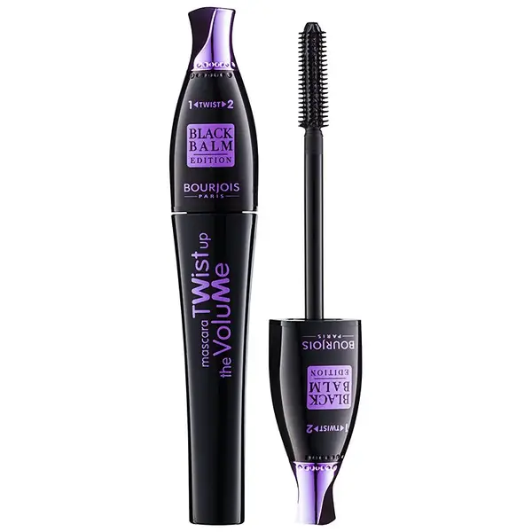 Bourjois Twist Up The Volume řasenka pro objem s kartáčkem 2 v 1 odstín 22 Black Balm 8 ml