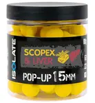 Shimano plovoucí boilie isolate pop-up scopex liver - 15 mm 80 g