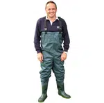 Shakespeare prsačky sigma nylon pvc vhest wader cleated sole-velikost 10