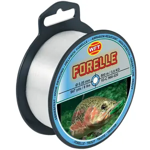 Wft vlasec zielfisch pstruh 500 m clear - 0,18 mm - 2,9 kg