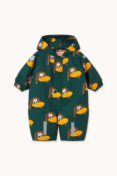 Overal pre bábätká Tinycottons DOGS SNOW ONE-PIECE