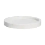 Ozdobný tác Madam Stoltz 20 cm bílá barva