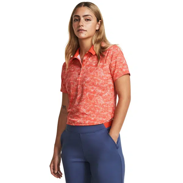 Women's polo shirt Under Armour Playoff Printed SS Polo