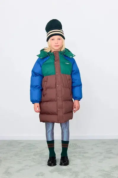 Dětská bunda Tinycottons COLOR BLOCK PADDED JACKET