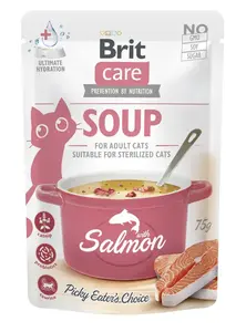 Brit Care Cat Soup with Salmon 75 g