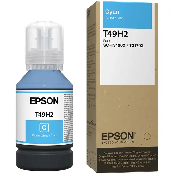 Epson T49H C13T49H20N azúrová (cyan) originálna atramentová náplň