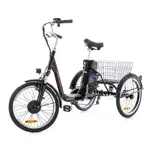 Tříkolové elektrické kolo Tornádo ZTECH, černé