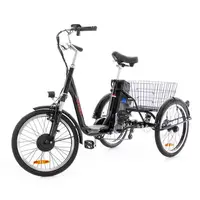 Tříkolové elektrické kolo Tornádo ZTECH, černé