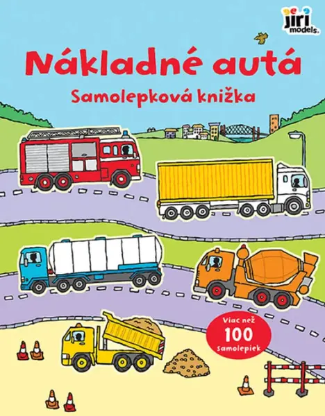 Samolepková knižka Nákladné autá
