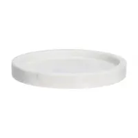 Ozdobný tác Madam Stoltz 20 cm bílá barva