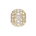 Daniel Wellington Půvabný pozlacený korálek s krystaly DW00400437