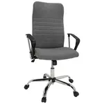 MID.YOU OTOČNÁ ŽIDLE, plochá tkanina, šedá