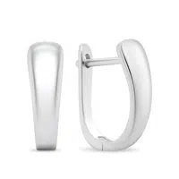 Brilio Silver Minimalistické stříbrné náušnice EA485W