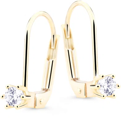 Cutie Jewellery Elegantní visací náušnice se zirkonem Z8012-50-10-X-1