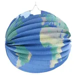 Lampion koule 25cm Země
