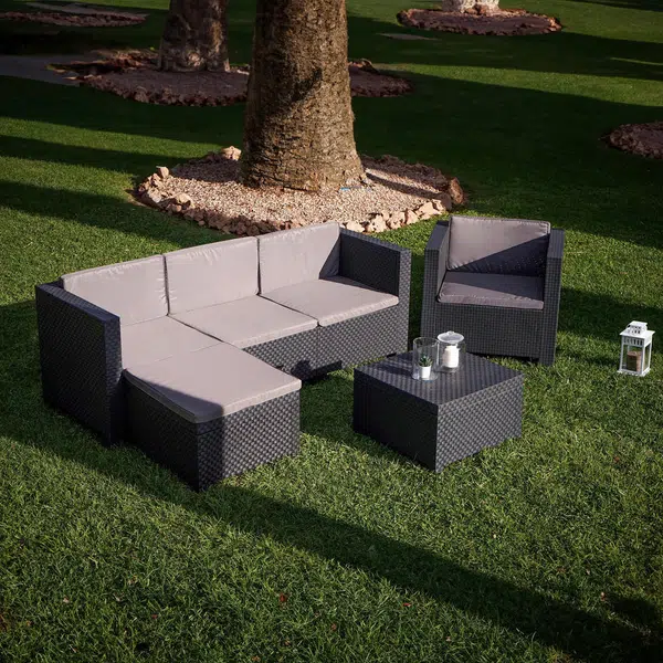 XXXL ZAHRADNÍ SEDACÍ SOUPRAVA plast