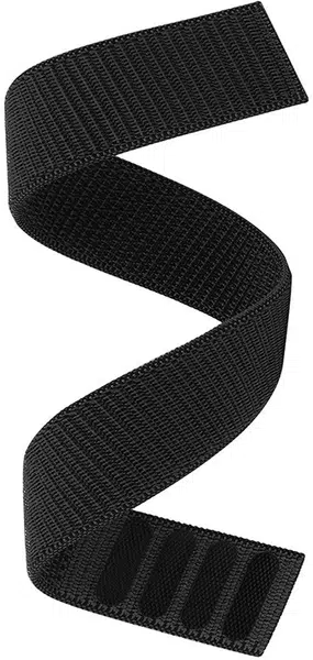 4wrist Nylon Loop řemínek pro Garmin Fenix 7X/Fenix 6X/Fenix 5X Plus/Fenix 3 - 26 mm - Black