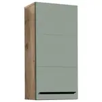 Xora ZÁVĚSNÁ SKŘÍŇKA, zelená, barvy dubu, 34/70/23 cm