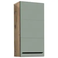 Xora ZÁVĚSNÁ SKŘÍŇKA, zelená, barvy dubu, 34/70/23 cm