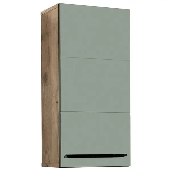 Xora ZÁVĚSNÁ SKŘÍŇKA, zelená, barvy dubu, 34/70/23 cm