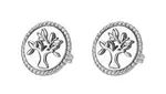 Brosway Nadčasové ocelové náušnice Strom života Chakra BHKE144
