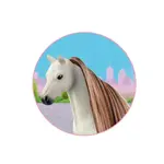 Hnědozlaté doplňky na ocas a hřívu