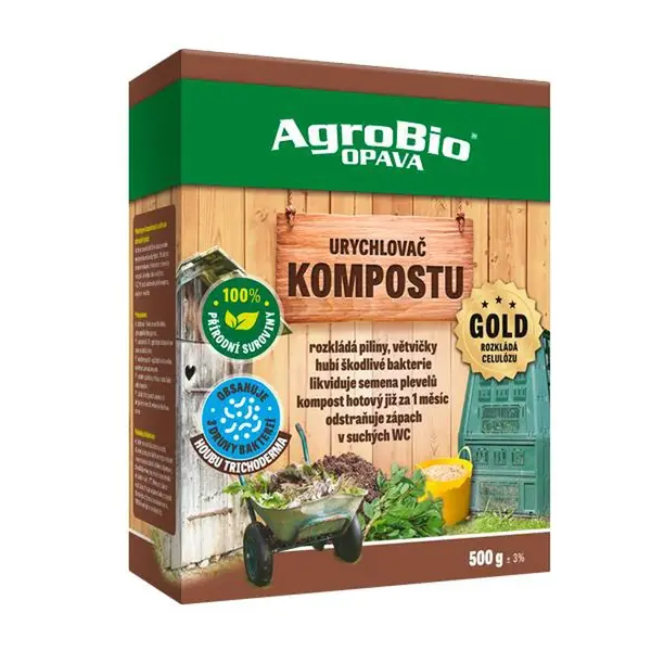 Urychlovač kompostu AGROBIO Gold 500g