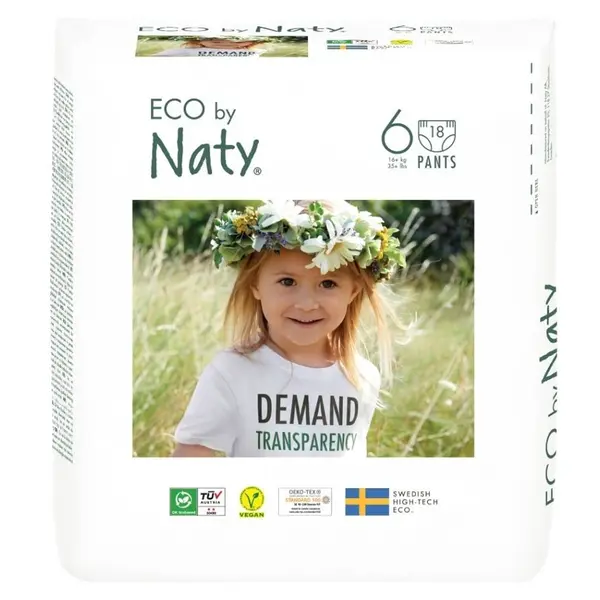 NATY Natahovací plenkové kalhotky XL 16+ kg 18 kusů