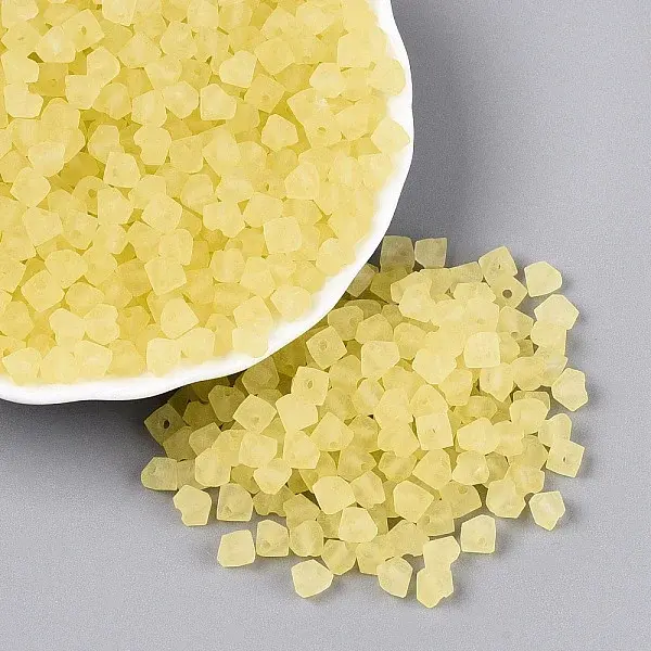 FGB Frosted Transparent Glass Seed Beads