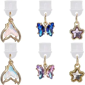 6Pcs 6 Styles Plastic Mobile Dustproof Plugs