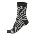 Bushman Pánské i dámské ponožky Zebra, hnědé 43-46