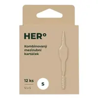 HERBADENT Hero Mezizubní kartáčky  S 12 kusů