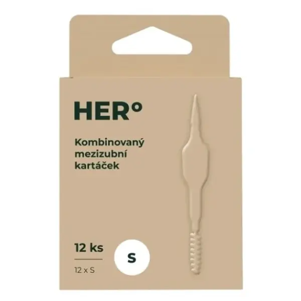 HERBADENT Hero Mezizubní kartáčky  S 12 kusů