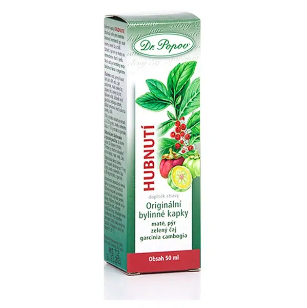 DR. POPOV Kapky bylinné Hubnutí 50 ml