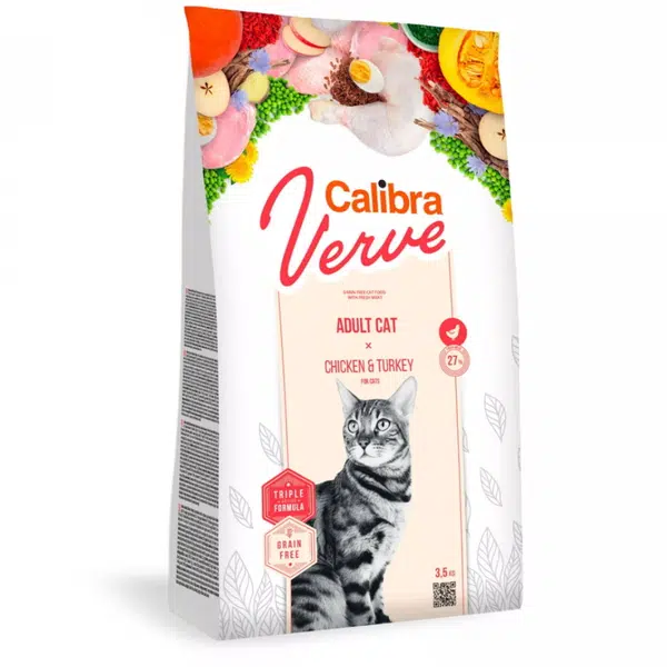 CALIBRA Verve GF Adult Chicken&Turkey pro kočky 3,5 kg