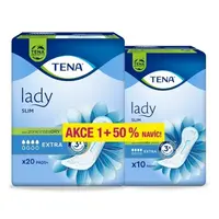 TENA Lady Slim Extra inkontinenční vložky 4 kapky 20 kusů + 50 %